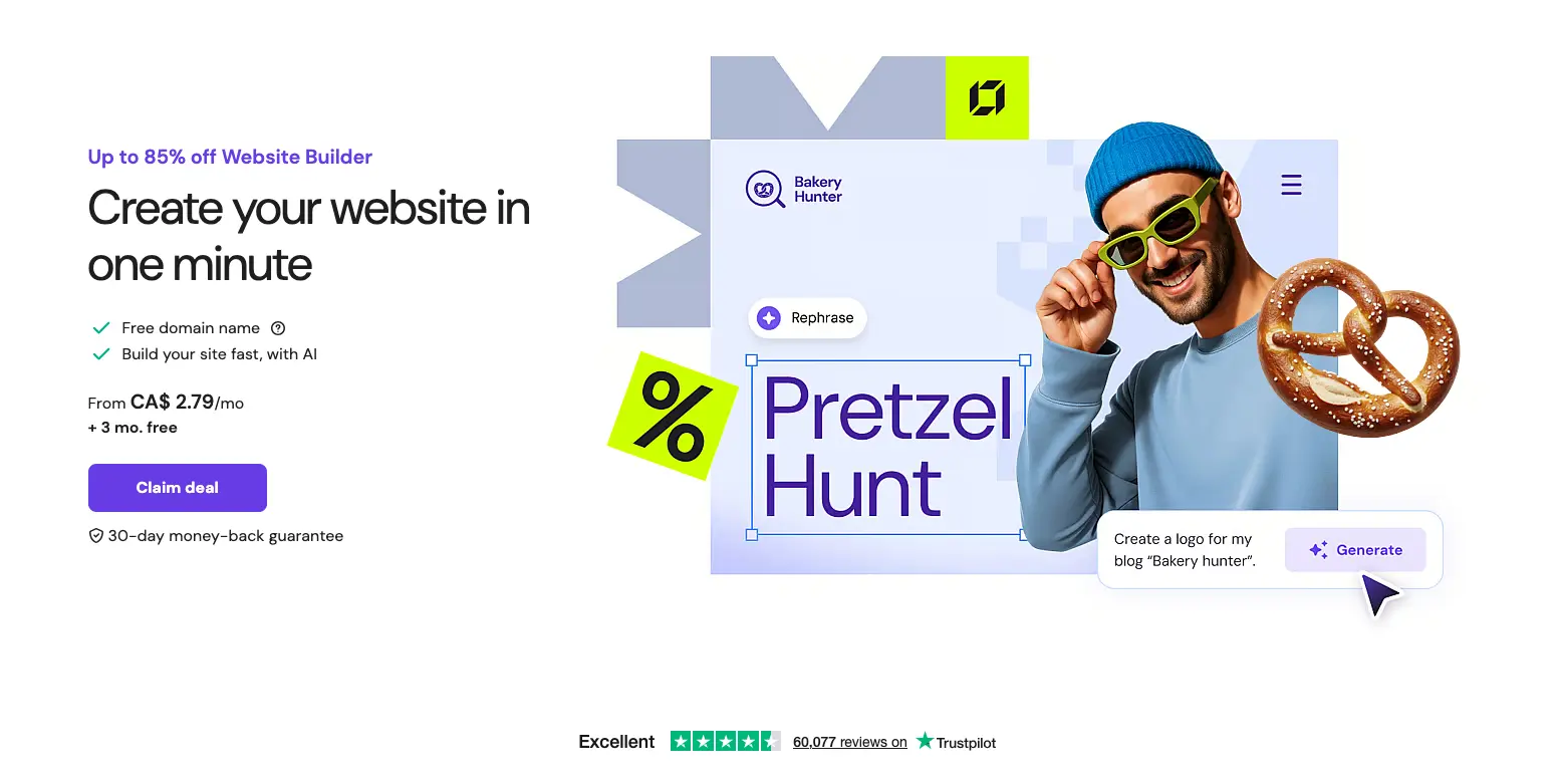 Hostinger website builder review