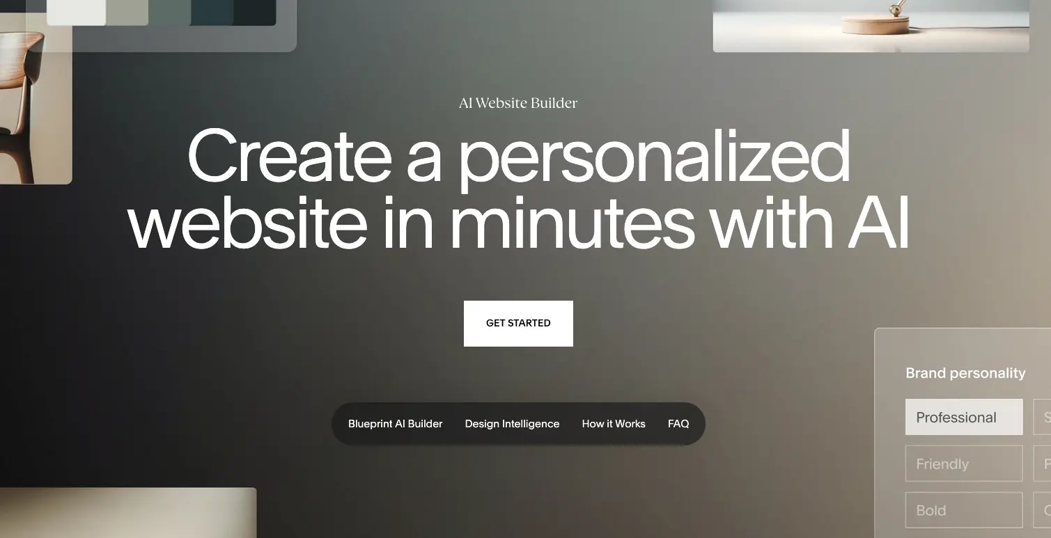 Squarespace AI website builder