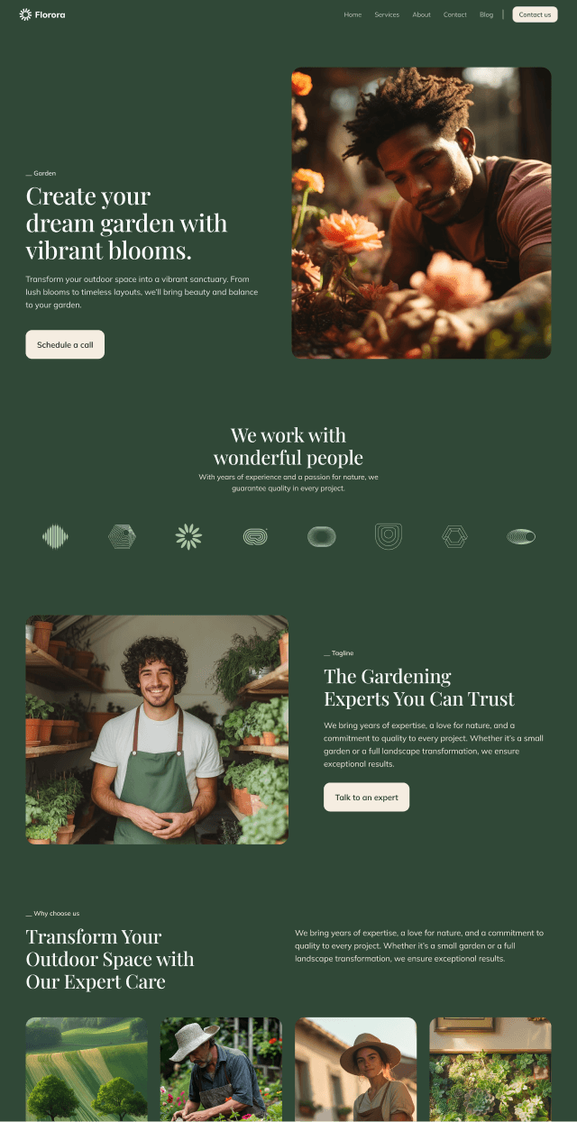 Finance template preview