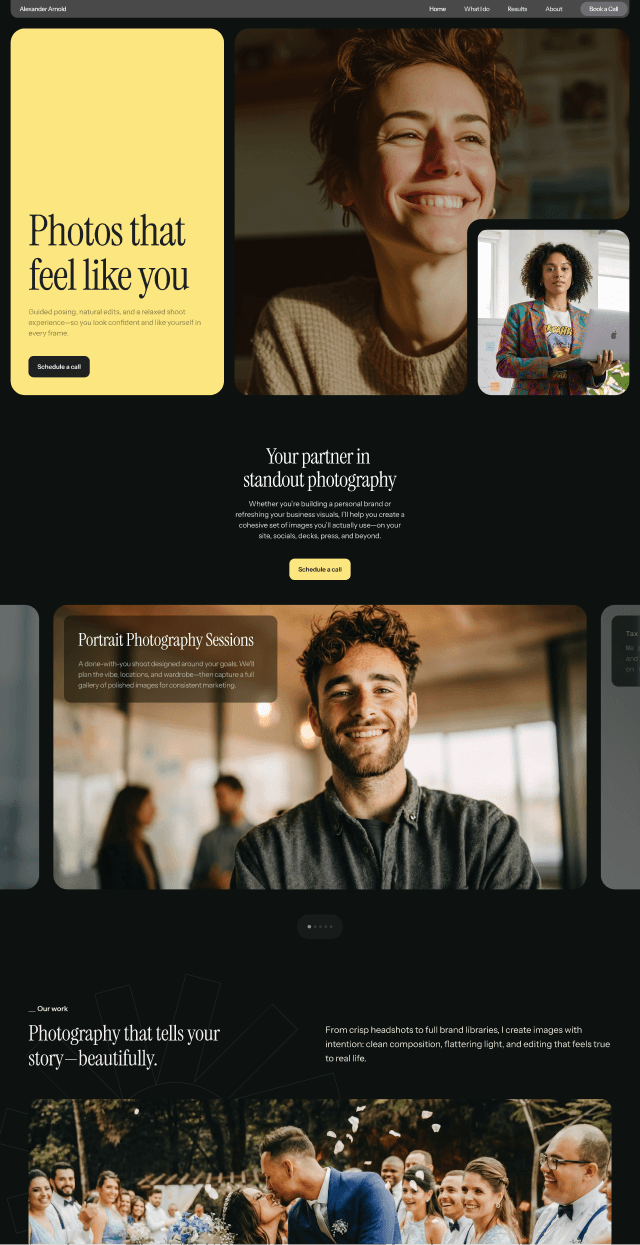 Finance template preview